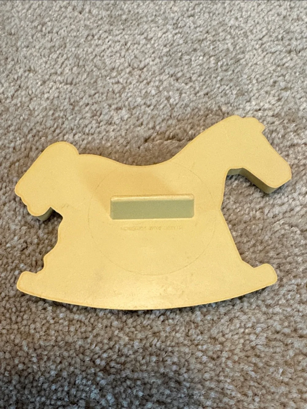 Vintage 1970's Stanley Home Products Christmas Rocking Horse Cookie Cutter